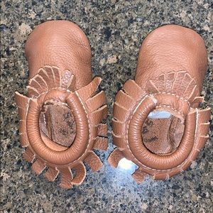 Freshly picked cognac brown fringe moc